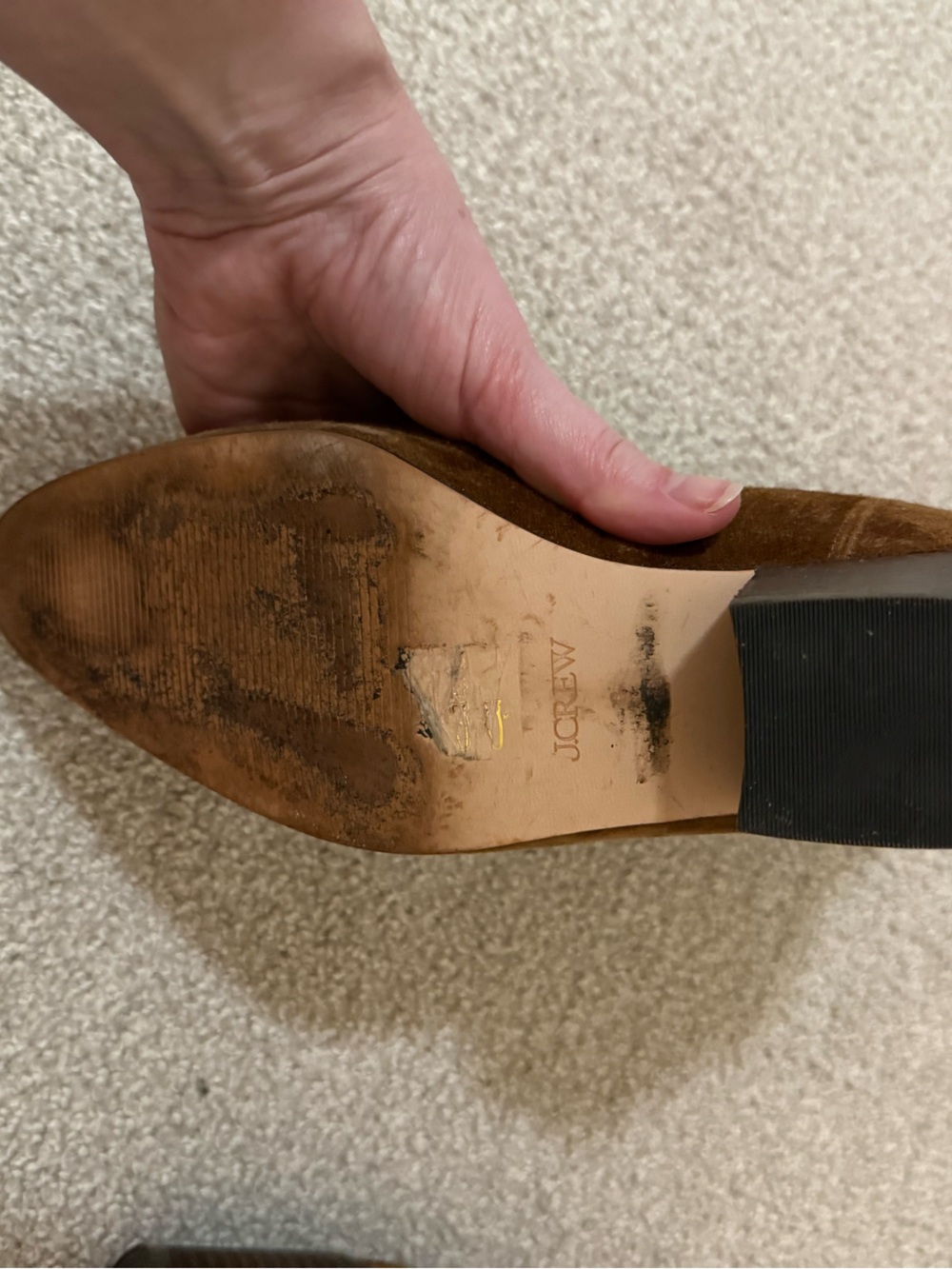J. Crew Suede Chelsea Ankle Boots with Block Heel - Picture 7 of 9